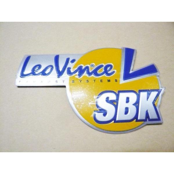 Sticker Leovince SBK 9.3x6.3cm 金属製 ステッカー レオビンチ