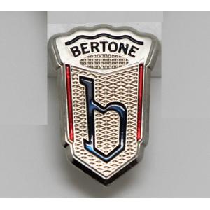 アルファロメオ ベルトーネ エンブレム 銀 BERTONE Bバッジ 43mm 梱包サイズ60