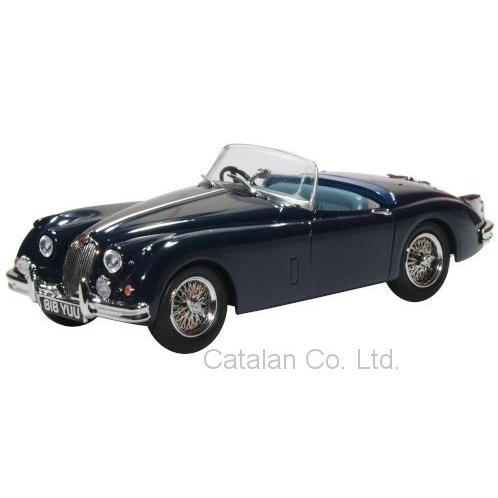 1/43 ジャガー ロードスター ダーク ブルー 紺 Jaguar XK 150 Roadster ...