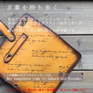 iPhone15proケース 手帳型 本革 名...の詳細画像2
