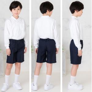 即納 制服 半ズボン 丈長 総ゴムタイプ 五分...の詳細画像2