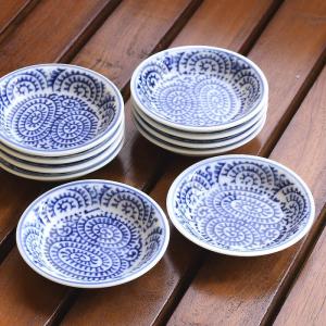 蓮華 レンゲ 3点セット /15cm/ 陶器 和食器 和風 染付柄 スプーン
