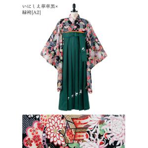 目玉セール|卒業式 袴一体型オールインワン 脇...の詳細画像2