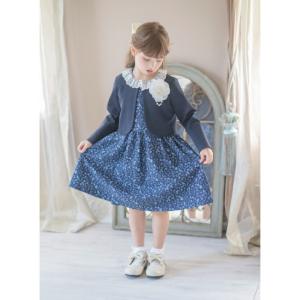 セール|入学式 女の子 服 送料無料 花柄ワン...の詳細画像1