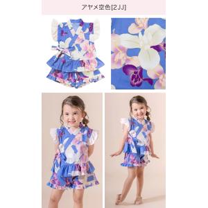 目玉セール|キッズ甚平 女の子 子供甚平 ベビ...の詳細画像2