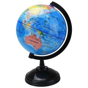 インテリア地球儀 軽量 回転する 英文表記 世界地図 球体直径14cm コンパクト 置物 飾り｜cathy-life-store