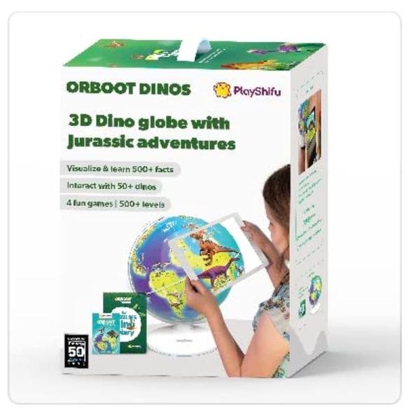 地球儀 恐竜おもちゃ モササウルス 男の子 女の子 ギフト 「AR地球儀」PlayShifu Orb...