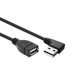 20cmUSB 2.0 右向き L字 方向変換ケーブル 延長ケーブル USB3.0 タイプAオス- タイプAメス USB方向変換 USB延長｜cathy-life-store