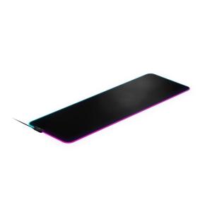 SteelSeries ゲーミングマウスパッド 2ゾーン RGB イルミネーション 9cm×30cm×0.4cm QcK Prism Clo｜cathy-life-store