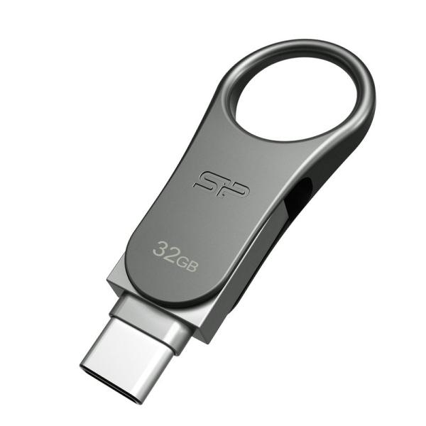 シリコンパワー デュアルUSBメモリ 32GB Type-C &amp; USB3.0 Type-A (スマ...