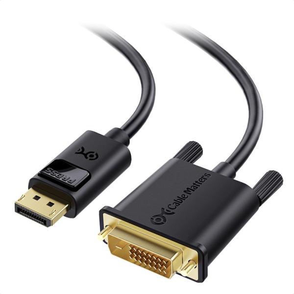 Cable Matters DisplayPort DVI 変換ケーブル 1.8m 1080P解像度...