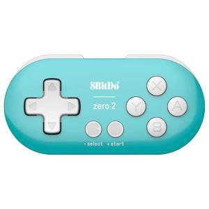 8BitdoZero2 二代目最MINI ゲームコントローラー Bluetooth ワイヤレス (Blue)｜cathy-life-store