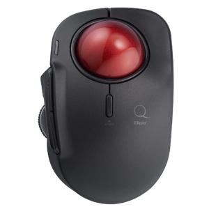 ナカバヤシ(Nakabayashi) Digio2 トラックボールマウス 小型 Bluetooth 5ボタン レーザー式 人差し指 ブラック