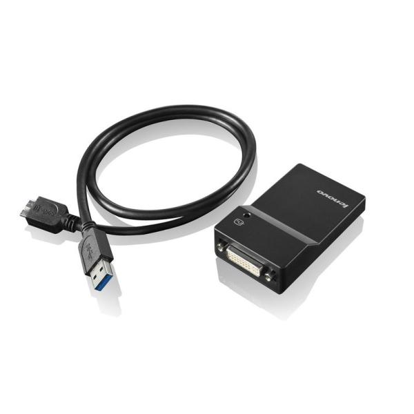 レノボ・ジャパン Lenovo USB 3.0-DVI/VGA モニター・アダプター