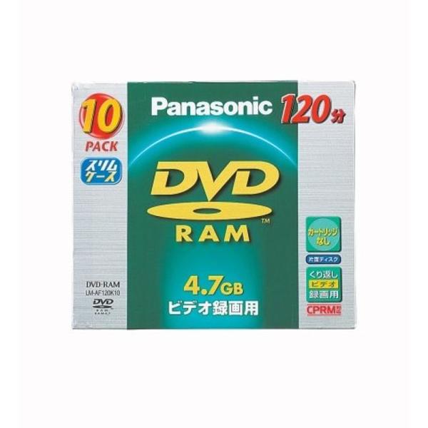 パナソニック 4.7GB DVD-RAM ディスク CPRM 繰り返しビデオ録画用 10枚パック L...