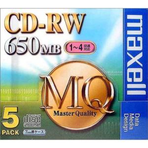 maxell CDRW MQシリーズ CDRW74MQ1P5S CD-RWディスク(650MB/ 5枚)｜cathy-life-store