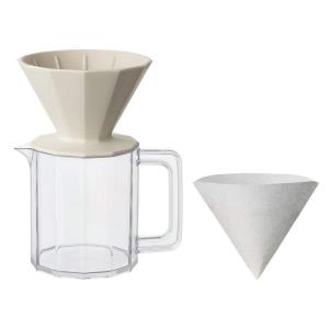 KINTO (キントー) ALFRESCO ブリューワージャグセット 4cups ベージュ 食洗機使用可 アウトドア 20732｜cathy-life-store