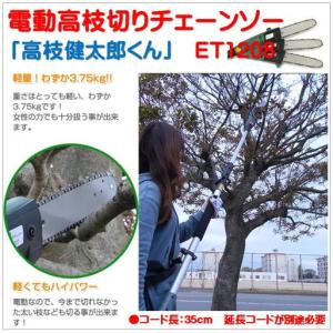 ET1208)家庭用電動高枝切りチェンソー(高枝...の商品画像