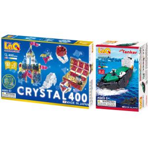 はじめてセット ラキュー( LaQ ) クリスタル400 (ミニパトカー