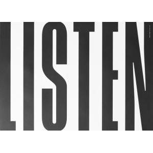 PLAYTYPE Listen ポスター