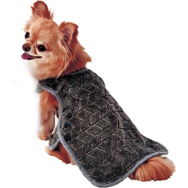 ネコポス対応 ペティオ 犬用ウェア Porta 楽に着せられるあったかブランケット SSサイズ