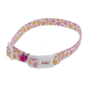 ネコポス便可能 ペティオ CAT COLLAR フラワーカラー ピンク