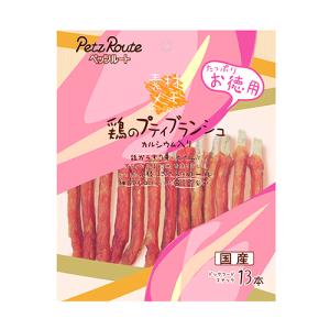 ペッツルート 素材メモ 鶏のプティブランシュ お徳用 13本｜cattery-branche