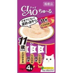 いなば チャオ (CIAO) ちゅ〜る 11歳からのとりささみ 14g×4本入