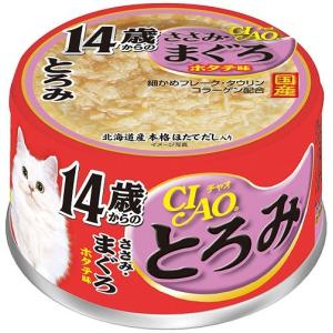 いなば CIAO とろみ 14歳からのささみ・まぐろ ホタテ味 80g