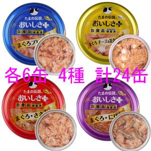 三洋食品 たまの伝説 おいしさプラス 70g 各6缶×4種＝24缶