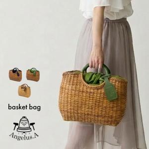 かごバッグ 本革 ラタン 和装 巾着 浴衣 ハン...の商品画像