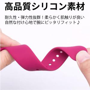 アップルウォッチ ベルト シリコン apple...の詳細画像5