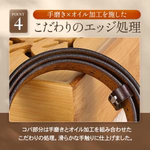 レザーベルト ブラウン レディース 革 おしゃ...の詳細画像5