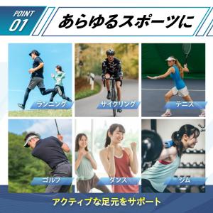 スポーツソックス ランニングソックス メンズ ...の詳細画像2