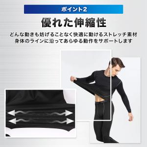 コンプレッションウェア スポーツウェア コンプ...の詳細画像4