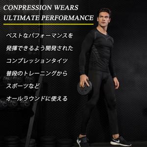 コンプレッションタイツ スポーツタイツ メンズ...の詳細画像3