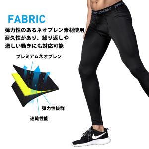 コンプレッションタイツ スポーツタイツ メンズ...の詳細画像5