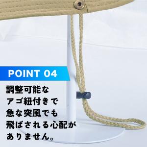 サファリハット 帽子 クリップ メンズ レディ...の詳細画像5