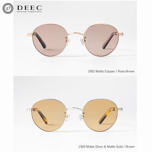 DEEC MONZA ディーク モンツァ Matte Copper / Rose Brown　|　Matte Silver & Matte Gold / Brown サングラス 日本製 鯖江