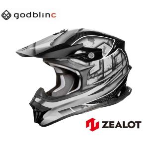 ZEALOT オフロードフルフェイスヘルメット ブラック・カーボン ZEALOT ジーロット オフロードヘルメット カーボン フルフェイス