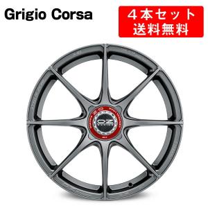 Formula HLT 4H アルミホイール 4本セット 17インチ 7.5x17J インチ 4穴　グリジオコルサ/マットブラック　イタリア製 OZ オーゼット フォーミュラHLT-4H｜caucle