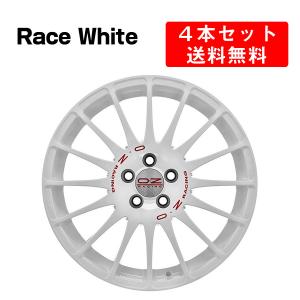 Superturismo WRC アルミホイール 4本セット 15インチ 6.5x15J  4穴 レースホワイト イタリア製 RaceWhite OZ Racing｜caucle