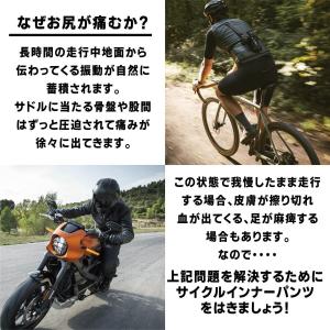 サイクルインナーパンツ 自転車 サイクル イン...の詳細画像2