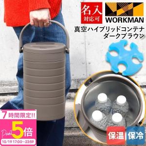 真空ハイブリッドコンテナ ダークブラウン 約5L 500mL 約4本 保冷 保温 持ち運び コンテナ キャンプ バーベキュー アウトドア｜カヴァティーナ レディース通販館