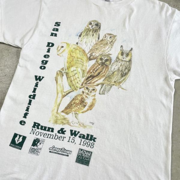 90年代 SAN DIEGO WILD LIFE RUN&amp;WALK フクロウ イベント アニマル ア...