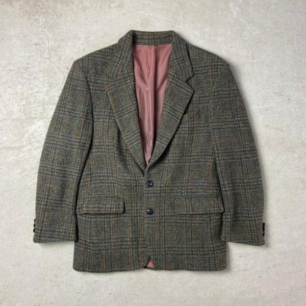 90年代 HARRIS TWEED ハリスツイード ウールテーラードジャケット  メンズM相当