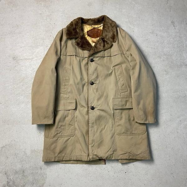 80年代 WOOLRICH ウールリッチ ボアコート ギャングコート メンズL-XL相当