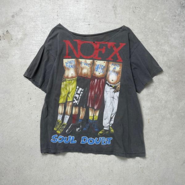 NOFX ノーエフエックス バンドTシャツ バンT SOUL DOUBT メンズM-L相当