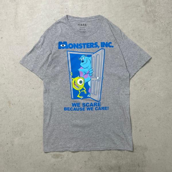 00年代 PIXAR MONSTERS,INC ピクサー モンスターズインク キャラクタープリントT...