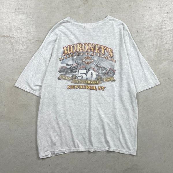 00年代 USA製 Harley-Davidson ハーレーダビッドソン プリント ポケットTシャツ...